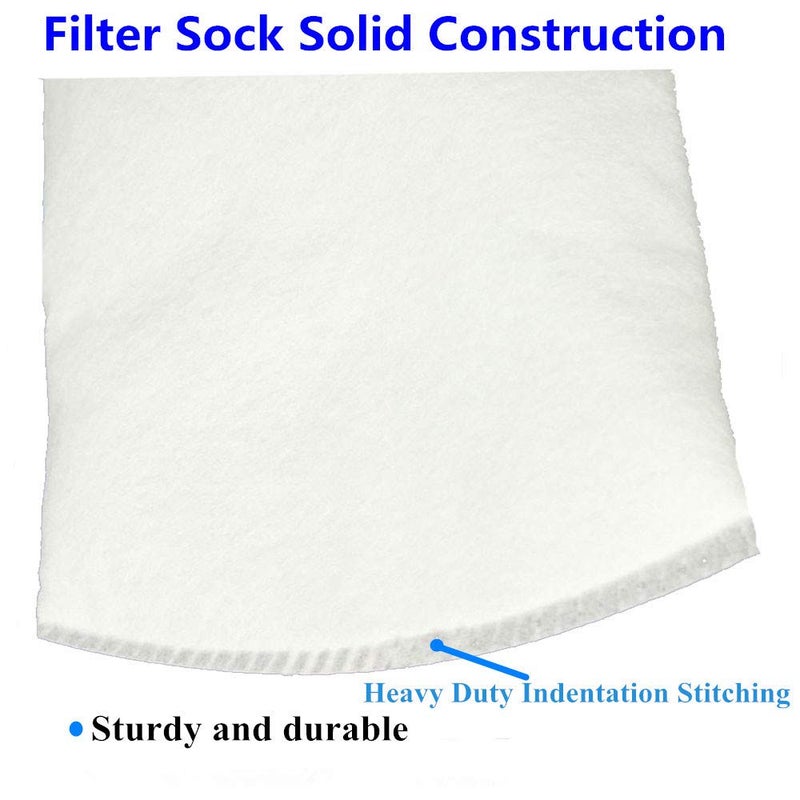 Honritone 7 Inch Ring by 32 Inch Long Filter Sock Bags - 1 Micron, 5 Micron, 25 Micron, 50 Micron,75 Micron, 100 Micron,150 Micron - Industry,Chemical, Water Liquid Filters -1Pack (50 Micron) - Image 3