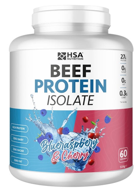 Beef Protein Isolate - Raspberry Cherry - (1.8 kg)