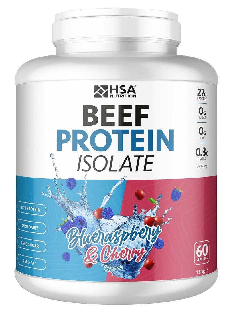 Beef Protein Isolate - Raspberry Cherry - (1.8 kg)