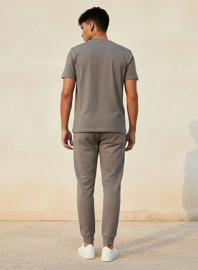 Kappa  KAPPA RELAXED FIT TSHIRT AND CUFF JOGGER for Men | Best Price UAE