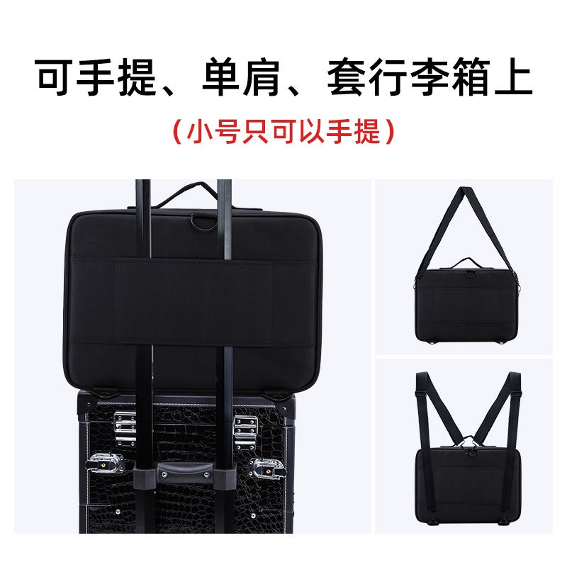 Cosmetic Bag Women'S Portable Large Capacity Professional Makeup Artist And Sleeve Luggage Storage Bag Waterproof Tattoo Toolbox - Image 5