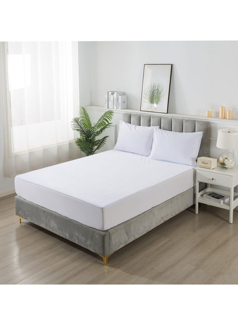 Dibaj Waterproof Mattress Set – 120x200x35 cm – Soft, Breathable & Anti-Allergy Fabric - Image 1