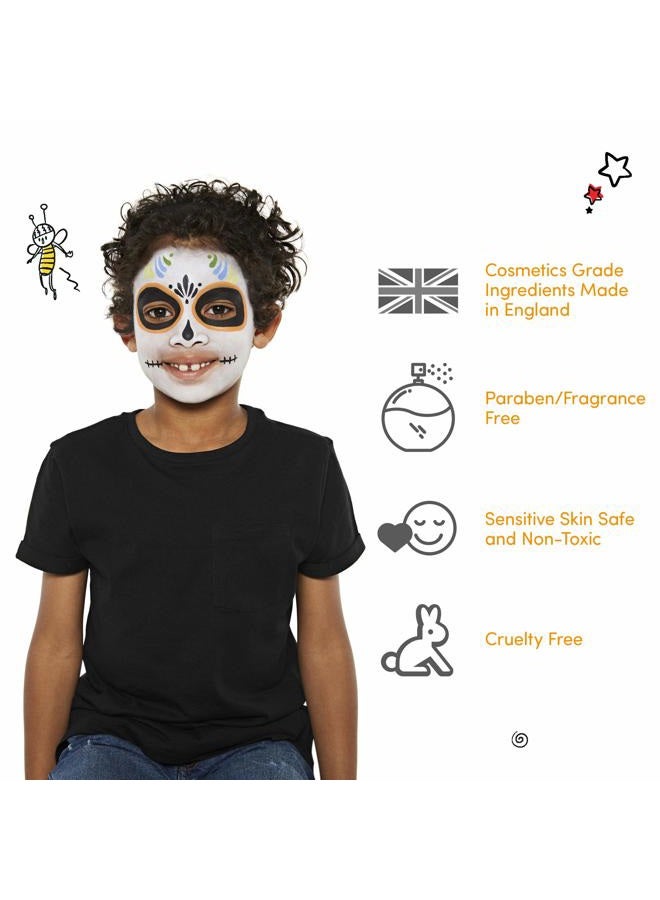 Snazaroo Sparkle Face and Body Paint for Kids and Adults, Sparkle Turquoise Colour, Water Based, Easily Washable, Non-Toxic, Makeup, Body Painting for Parties, for Ages 3+ - Image 3