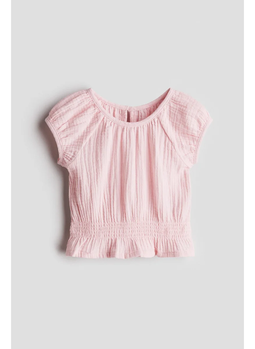 اتش اند ام Cotton Muslin Top