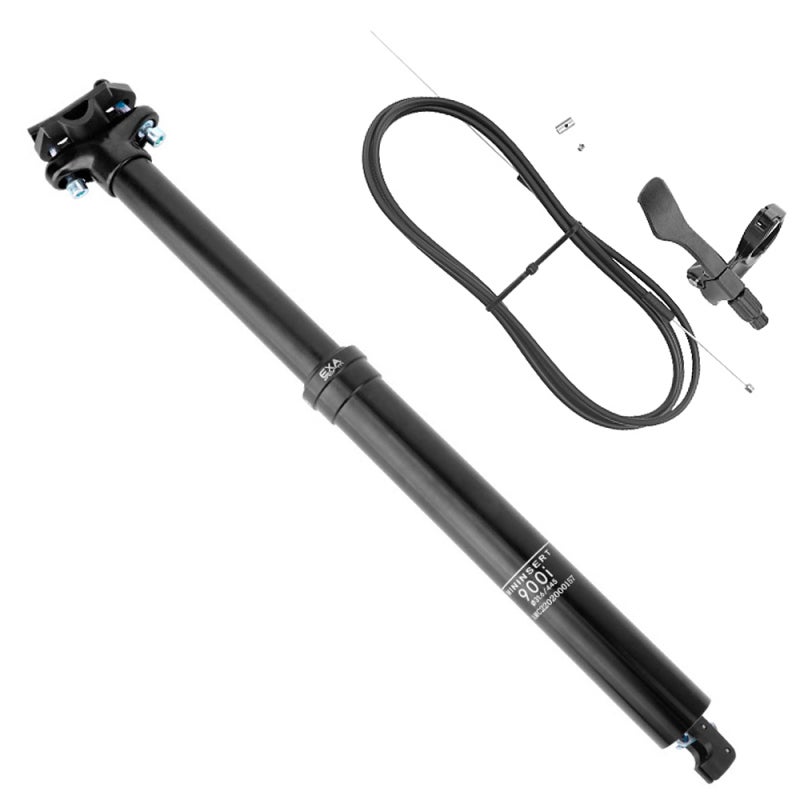 EXAFORM Dropper Seatpost 31.6x345mm Lightweight Durable Aluminum Alloy - Hydraulic Air Pressure Cartridge Bike Seat Post for Internal Routing Remote Control Compatible Mountain Bikes - Image 1