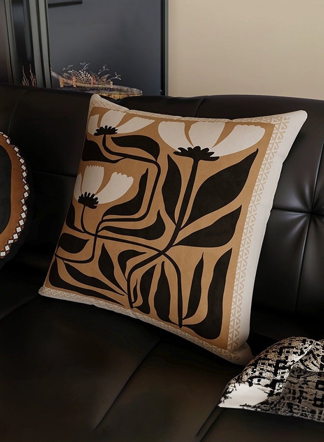 WALALLA Set of 4 Abstract Retro Pillow Covers 18x18 Inch - Double Sided Print Couch Covers for Living Room Sofa, Bed, Car - Decorative Throw Pillow Cases (45x45cm) - Image 3