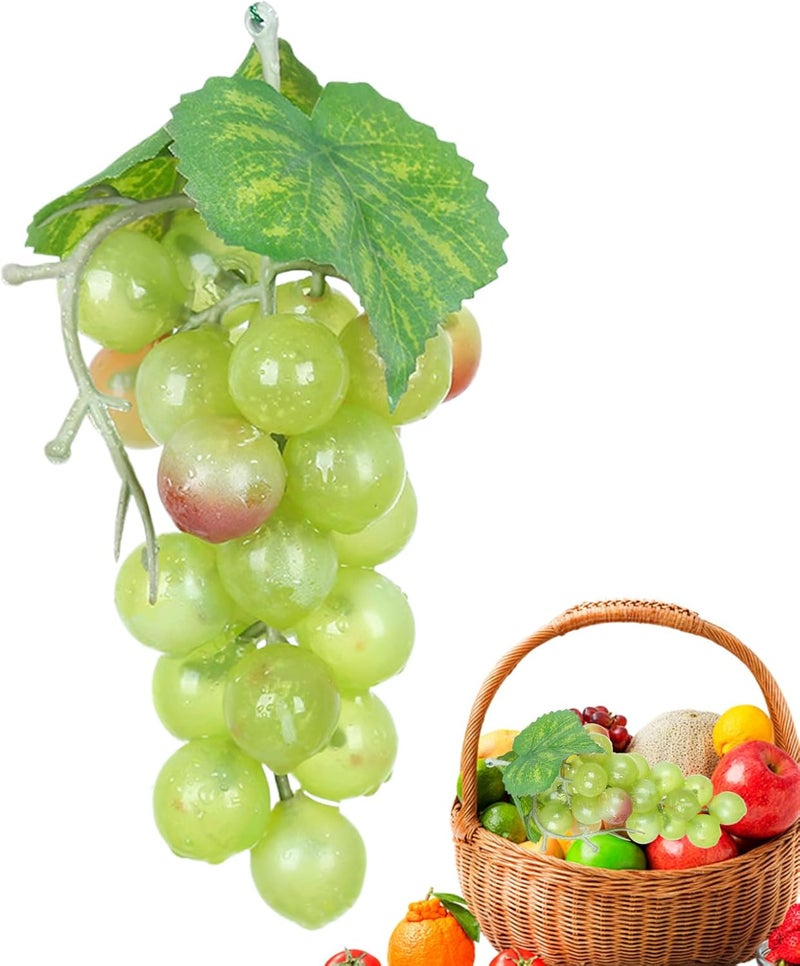 Artificial Fruit | Decorative Table Centerpieces | Fake Fruits Wine Themed Party Decorations | for Wedding Events Receptions Photography Home Dining Room Tabletop - Image 1