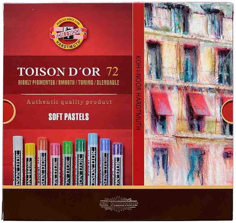 KOH-I-NOOR Set of artists' soft pastels 8517 72 - Image 1
