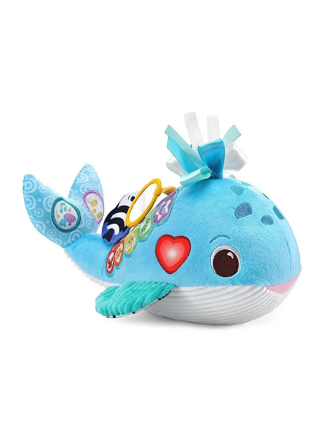 في تك Baby Snuggly Sounds Whale Baby Sensory Toy With Lights Sounds And Music Interactive Gift For Infants