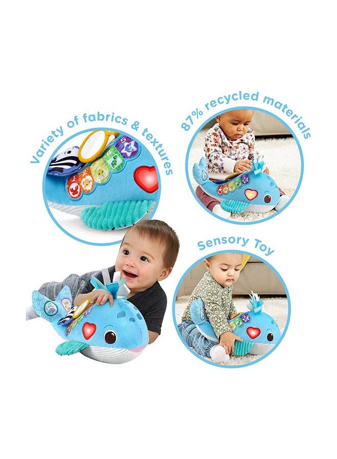 vtech لعبة حوت الأصوات المريحة للأطفال مع الأضواء والأصوات والموسيقى هدية تفاعلية للرضع - Image 4