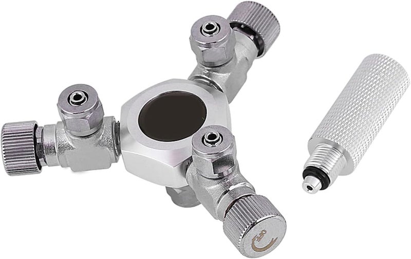 aqxreight Multi Ways Distributor Aquarium Regulator CO2 Splitter Valve Fish Glossy and High Need Aquarium DistributorAquarium RegulatorCO2 RegulatorCO2 DistributorCO2 SplitterAquarium CO2 (3 in 1) - Image 3