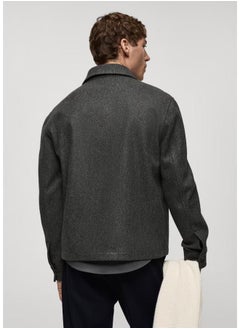 Mango Man Regular-Fit Flannel Jacket  - Image 2