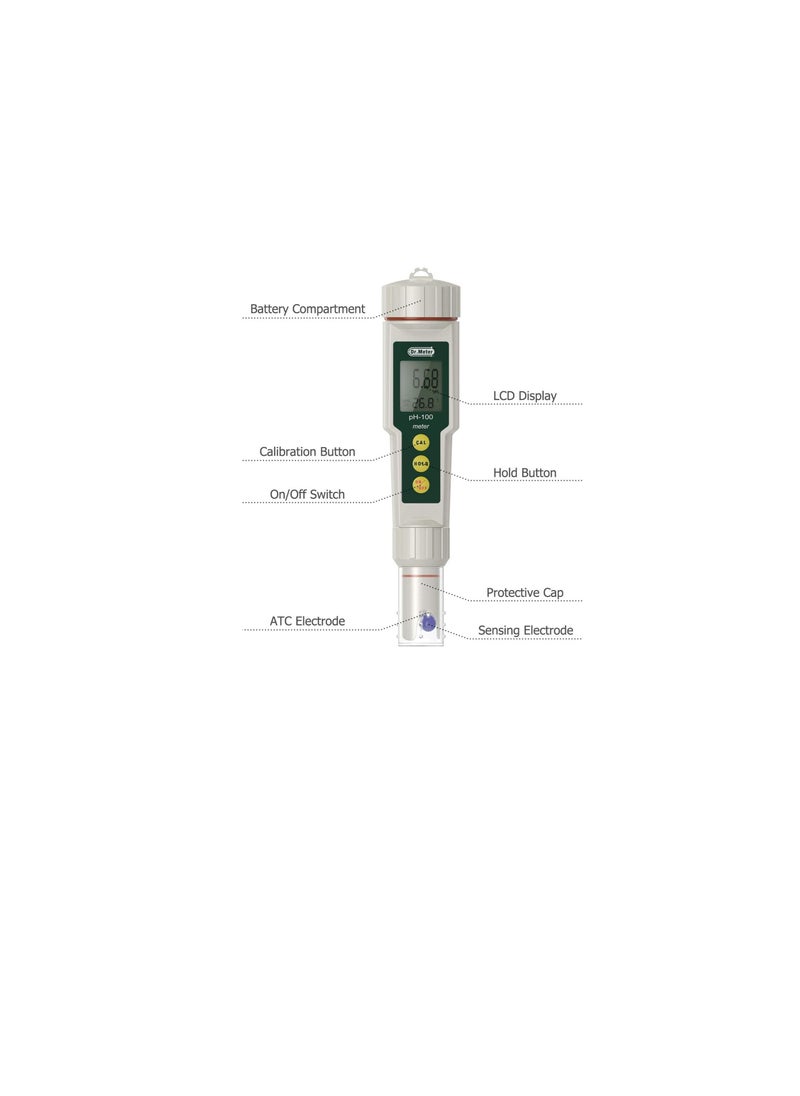Dr.Meter PH100 PH Meter  - Image 3