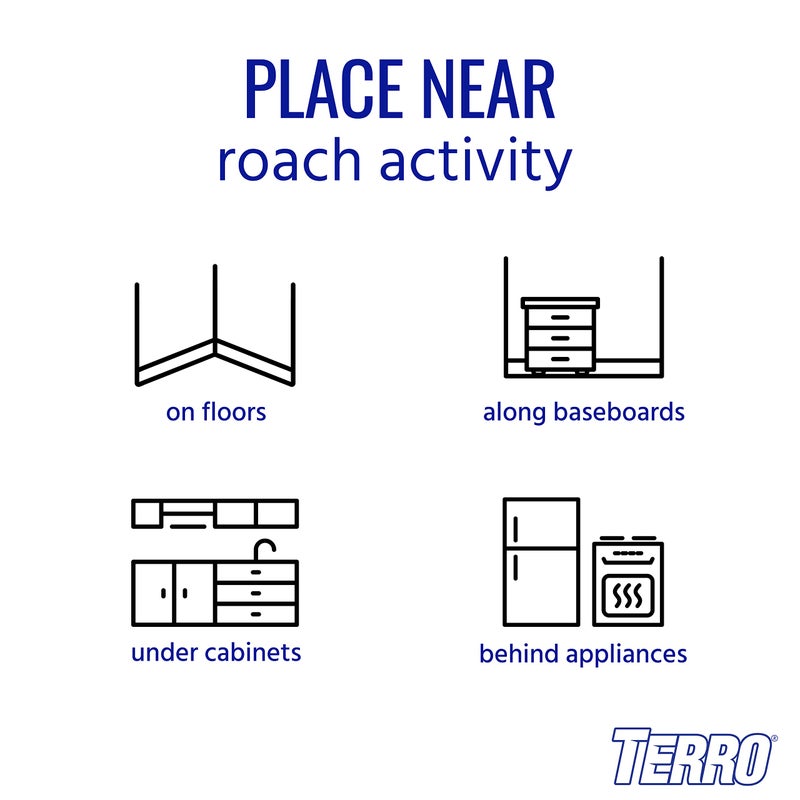 Terro TERRO T500SR Indoor Multi-Surface Roach Killing Bait Cockroach Killer - 12 Bait Stations  - Image 5