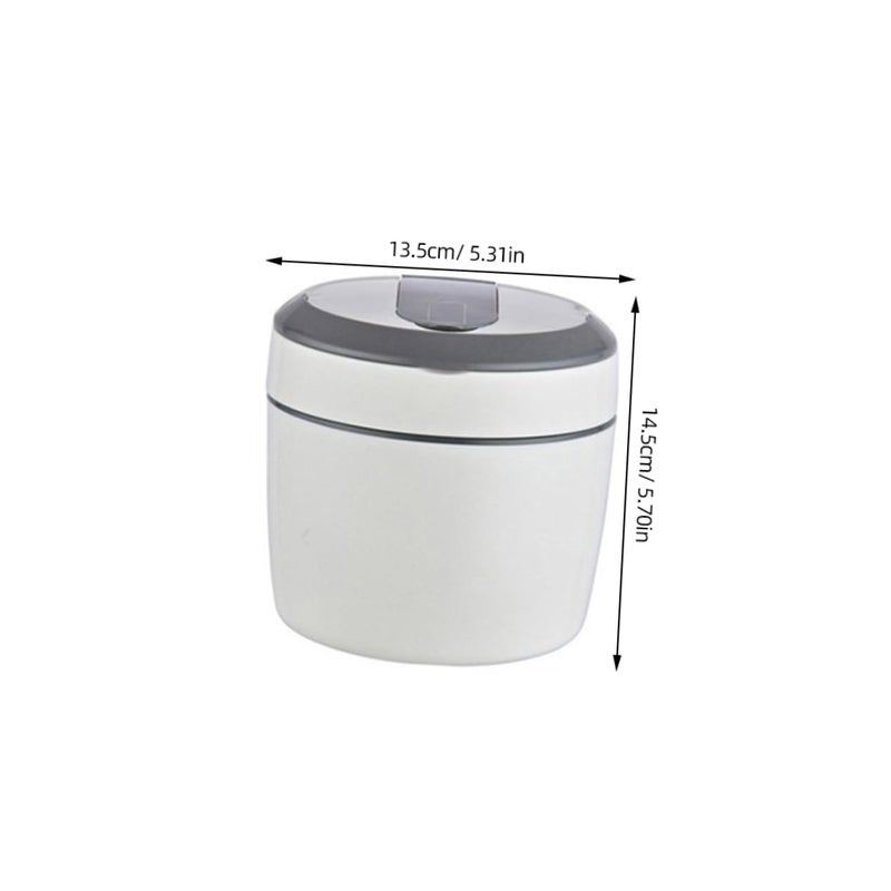 Double Layer Microwave Lunch Container With Tableware Leak Proof Portable Food Holder For Work School Picnics - Image 3