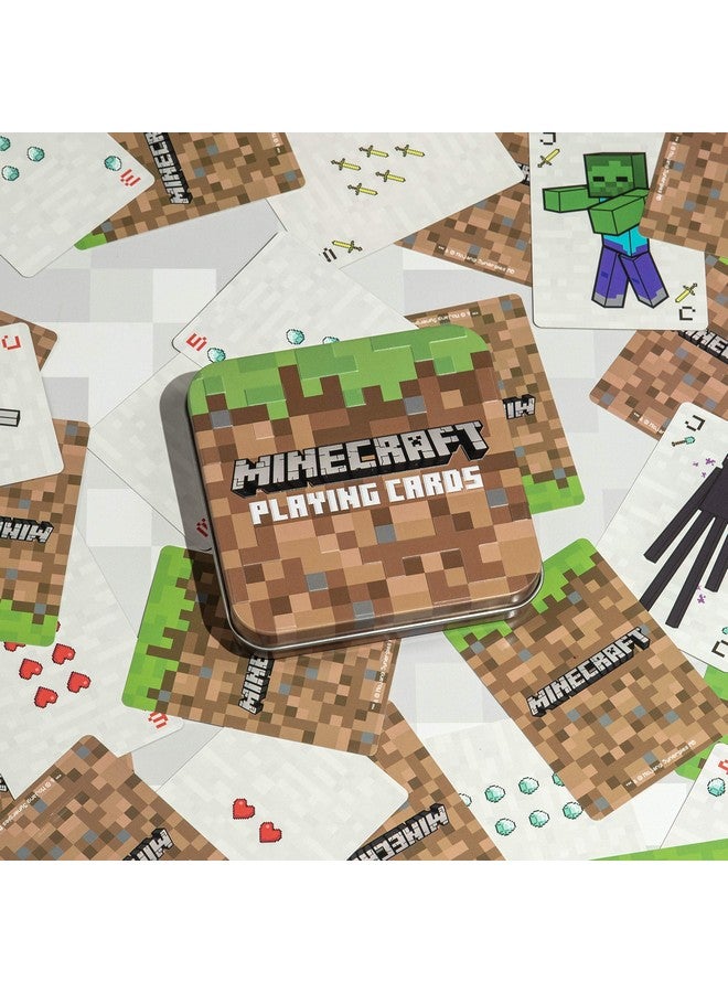 Paladone Minecraft Playing Cards - Standard Deck of Cards in Collector Travel Tin - Image 3
