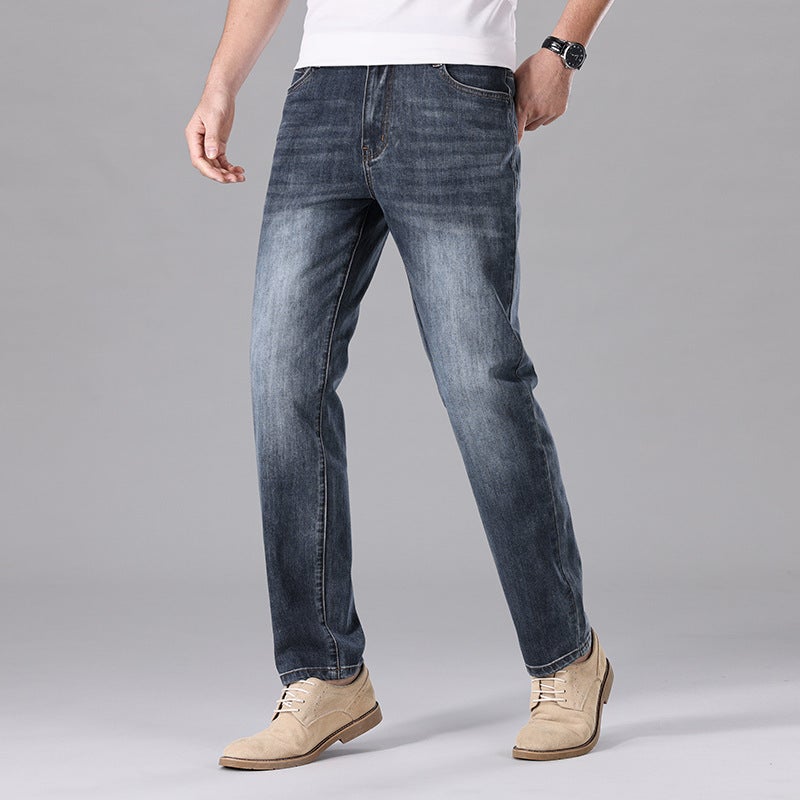 Unisex Classic Denim Jeans Loose Fit Daily Outdoor Wear - Image 4