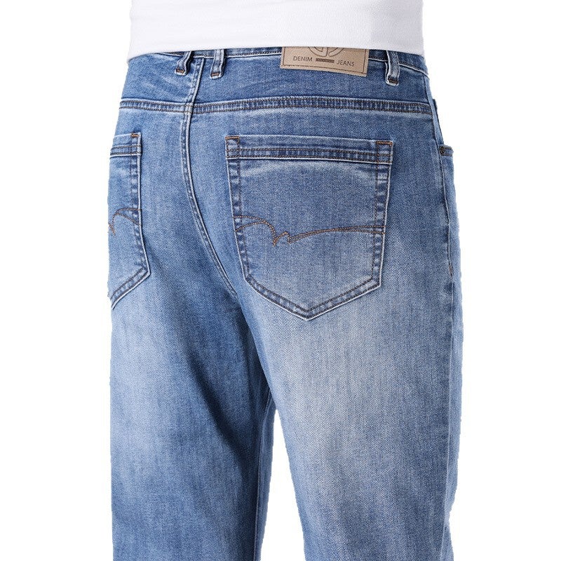 Unisex Classic Denim Jeans Loose Fit Daily Outdoor Wear - Image 5