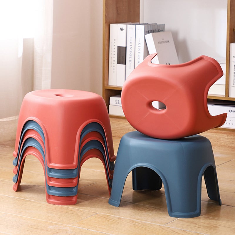 2 pcs Home Use Footstool Non- Low Stool Furniture Bathroom Stool Small Stool - Image 4