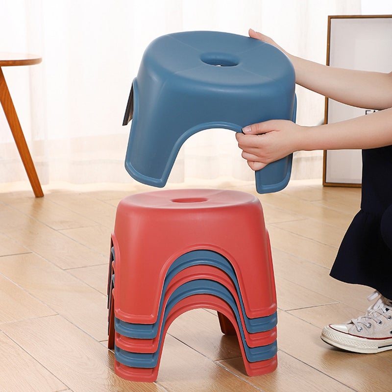 2 pcs Home Use Footstool Non- Low Stool Furniture Bathroom Stool Small Stool - Image 2