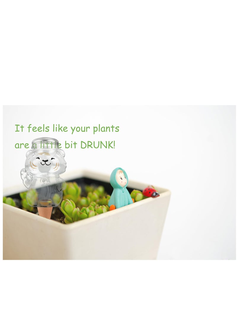SYOSI Terracotta Plant Watering Globes Self Watering Spikes Insert Device Stakes Irrigation Dripper Garden Automatic Plant Waterer for Indoor Outdoor Plant Accessories 3 Packs - Image 2