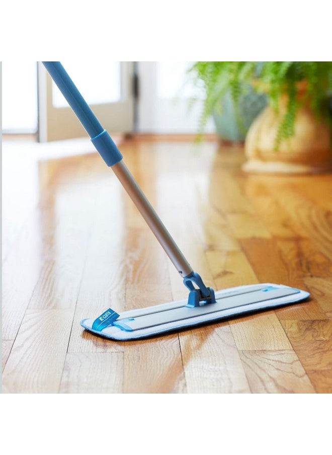 e-cloth - E-Cloth Deep Clean Mop & Extra Mop Head, Microfiber Damp Mop, 2 Item Set - Image 1