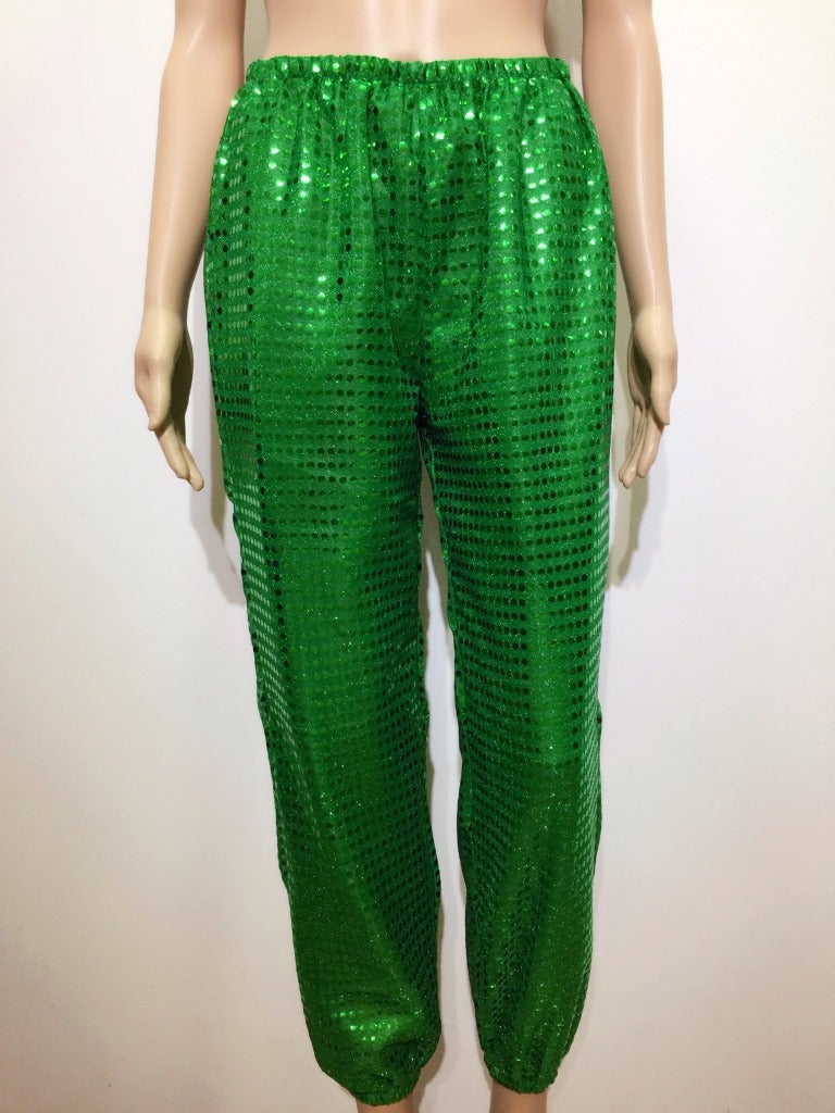 Fashion Sequin Patch Men'S And Women'S Same Performance Clothes Hip Hop Singing Dance Ds Hip Hop Casual Long Pants - Image 4