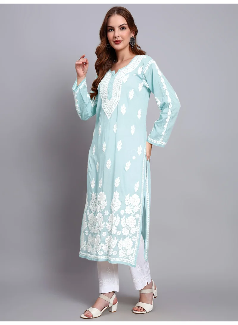 الايا كورتي نسائي مطرز يدوياً شكنكاري من القطن - AL3723