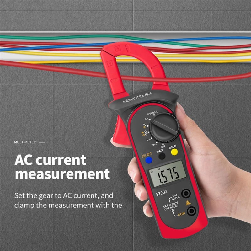 Digital Clamp Meter AC DC Voltage Current Tester Battery Free Ammeter For Home Industrial - Image 5