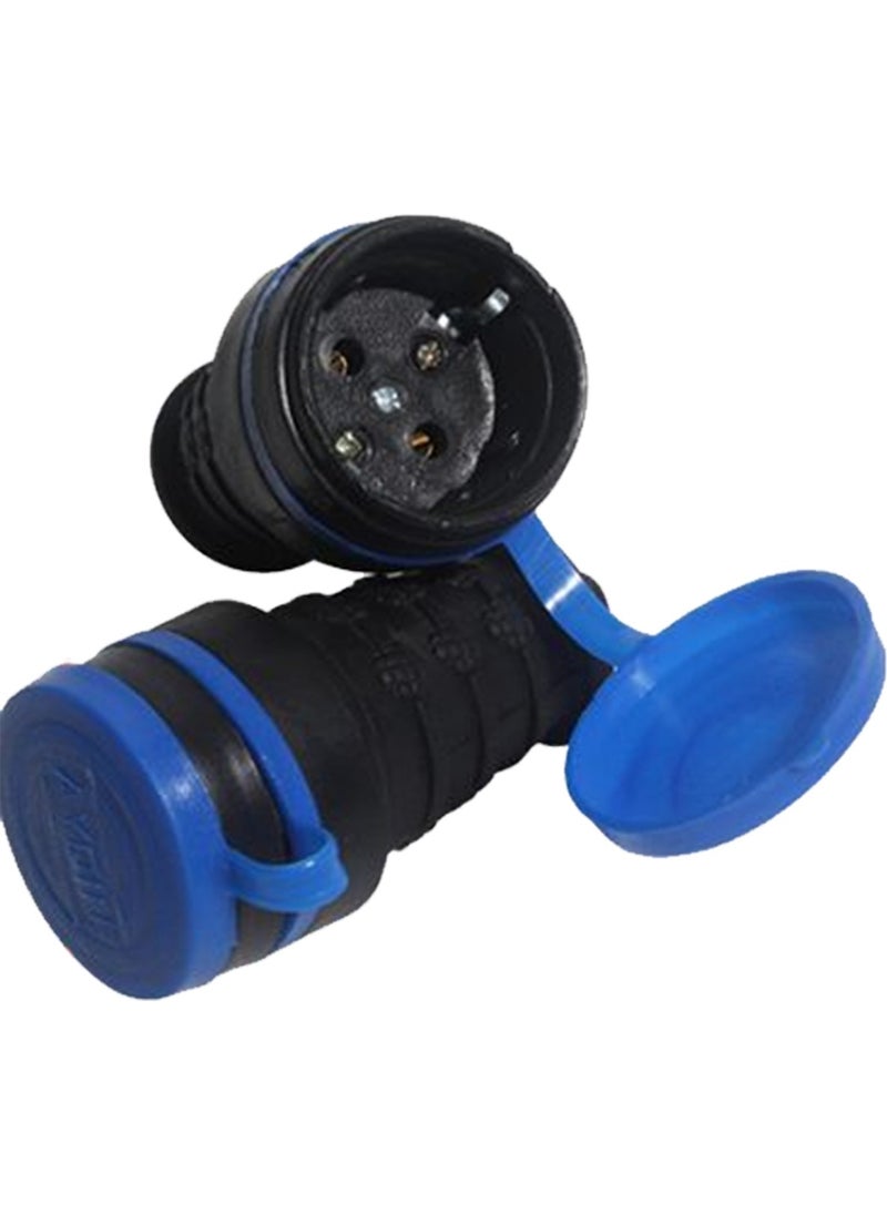Elden Hırdavat Hand Hardware Single Phase Rubber Female Plug 16A 250V 