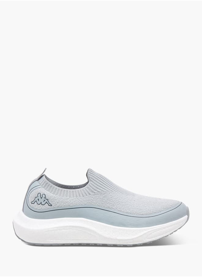 Kappa Men's Textured Slip-On Sports Shoes with Pull Tabs  - Image 3