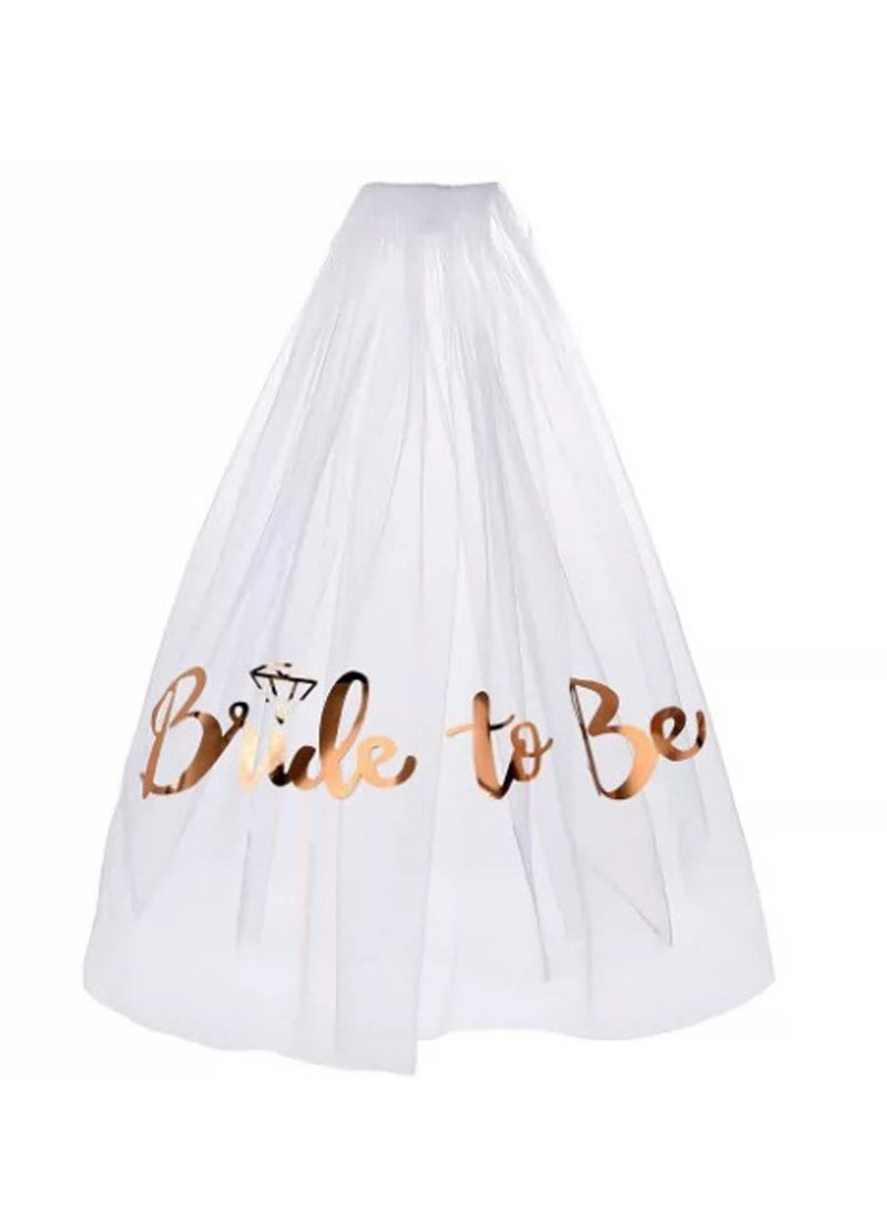Generic - Bride To Be Themed Bridal Party Veil - Image 1