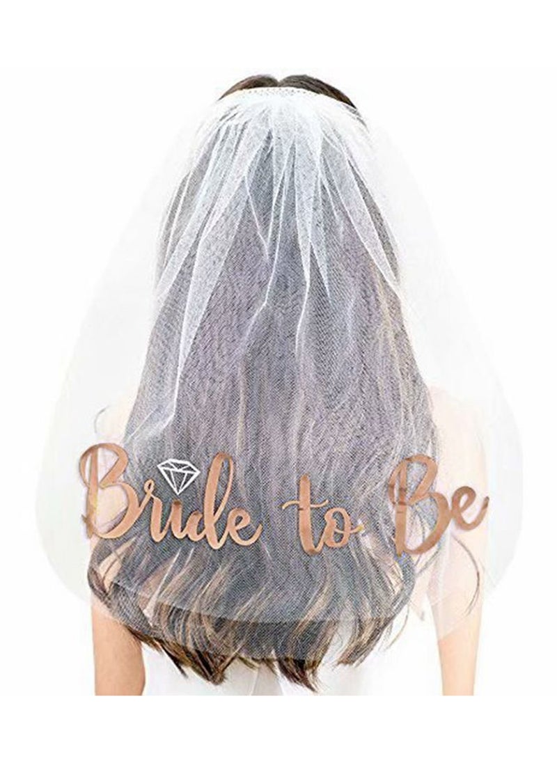 Generic - Bride To Be Themed Bridal Party Veil - Image 1