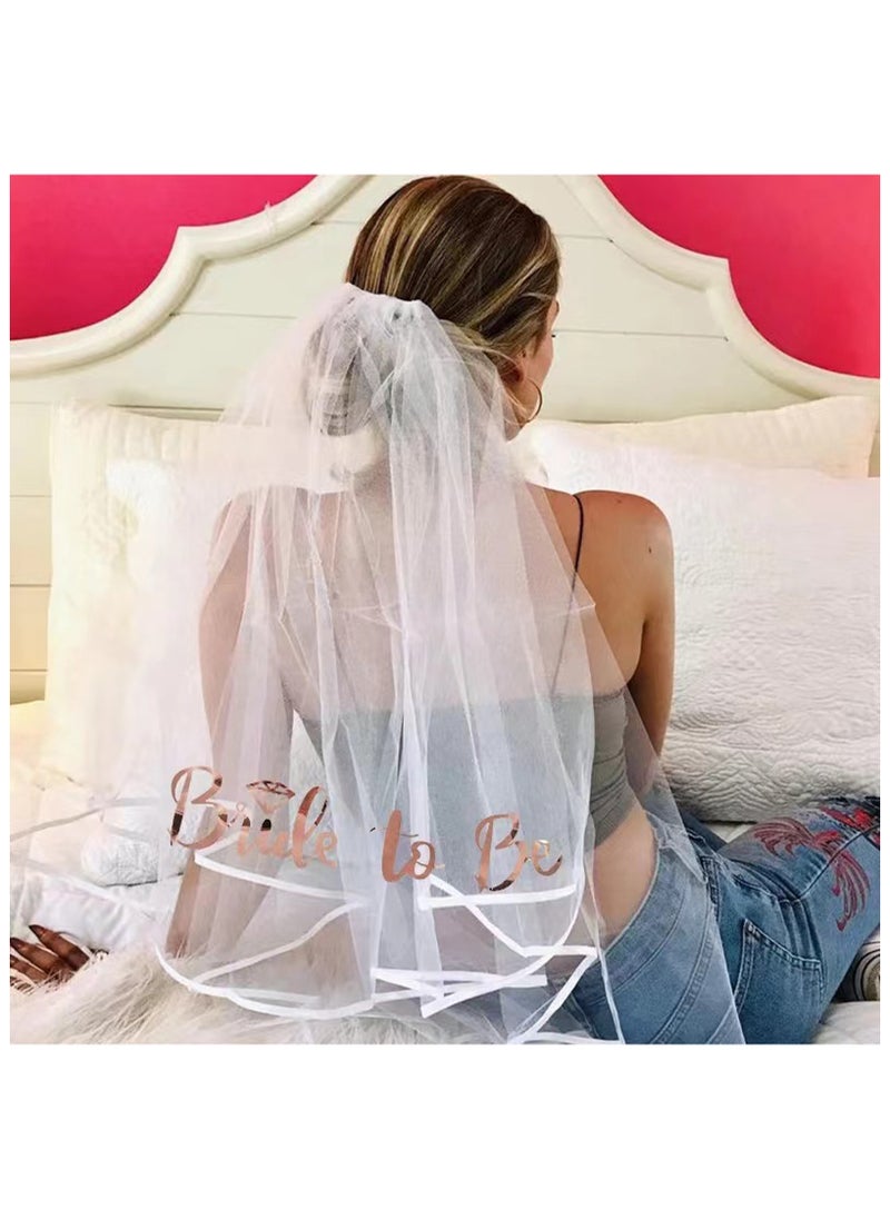 Generic - Bride To Be Themed Bridal Party Veil - Image 1