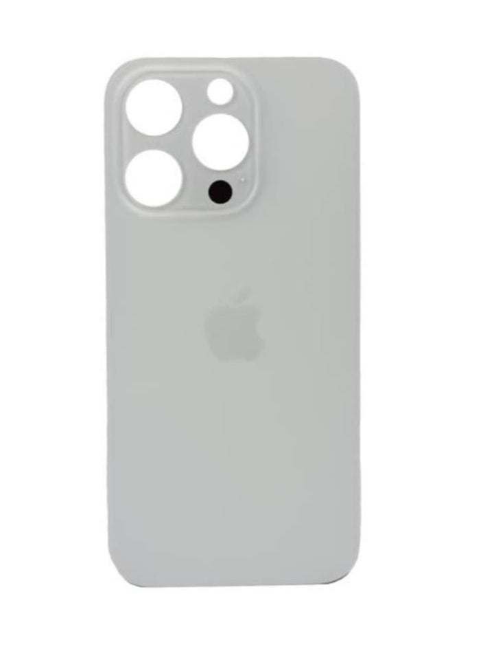 Generic - Replacement Back Glass iphone 14 pro silver - Image 1