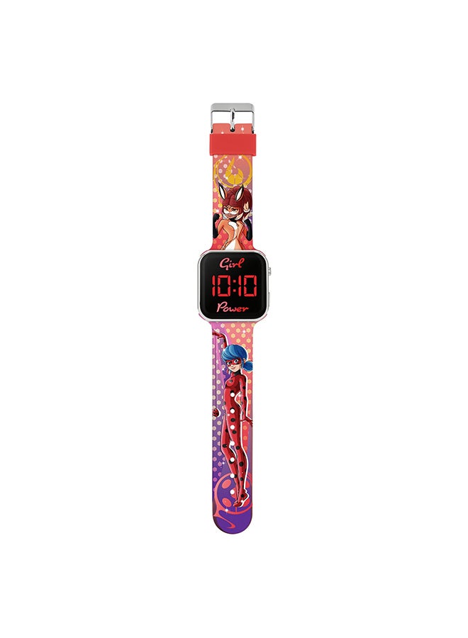 Disney Girls Digital Square Shape Silicone Wrist Watch - MRC4024 - 35 Millimeter - Image 2