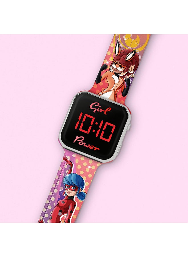 Disney Girls Digital Square Shape Silicone Wrist Watch - MRC4024 - 35 Millimeter - Image 3