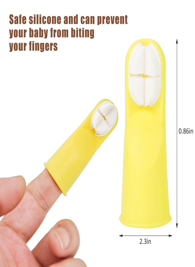Socub Baby Finger Toothbrush, 2Pcs Upgraded First Finger Toothbrush for Infants & Toddlers, Training Toddler Tooth Brush for Gentle Oral Care, Cleans All Sides at Once, BPA Free, 3Month+ - Image 5