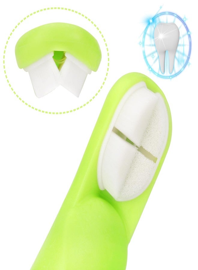 Socub Baby Finger Toothbrush, 2Pcs Upgraded First Finger Toothbrush for Infants & Toddlers, Training Toddler Tooth Brush for Gentle Oral Care, Cleans All Sides at Once, BPA Free, 3Month+ - Image 4