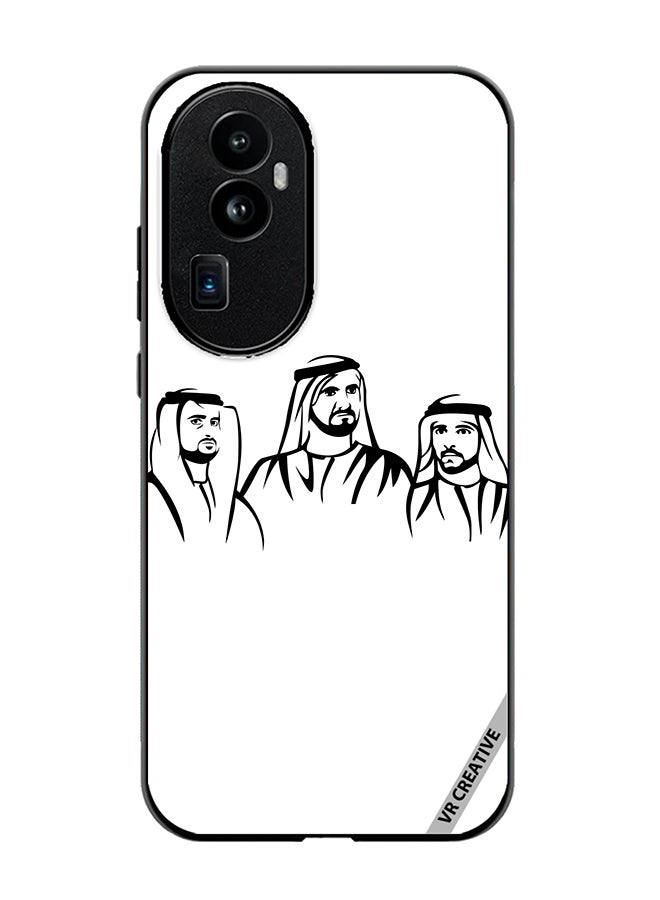 VR CREATIVE Protective Case Cover For Oppo Reno 10 Pro Plus Sheikh Mohammed Bin Rashid Al Maktoum Design Multicolour - Image 1