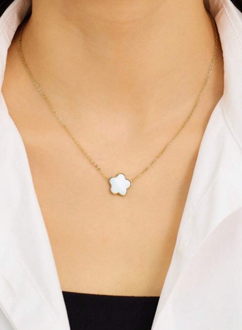 إيكوال سلسال نسائي أنيق مصنوع من الاستانلس ستيل مطلي باللون الذهبي - Image 1