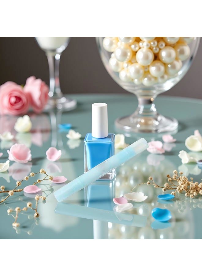 Rosojodg 1Pc Blue Nail Art Polish Corrector Removal Pen + 3Pcs Replacement Tips Cleaner Erase Removal Mistake Refillable Manicure Tools Nail Polish Remover - Image 4