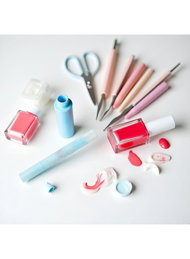 Rosojodg 1Pc Blue Nail Art Polish Corrector Removal Pen + 3Pcs Replacement Tips Cleaner Erase Removal Mistake Refillable Manicure Tools Nail Polish Remover - Image 5