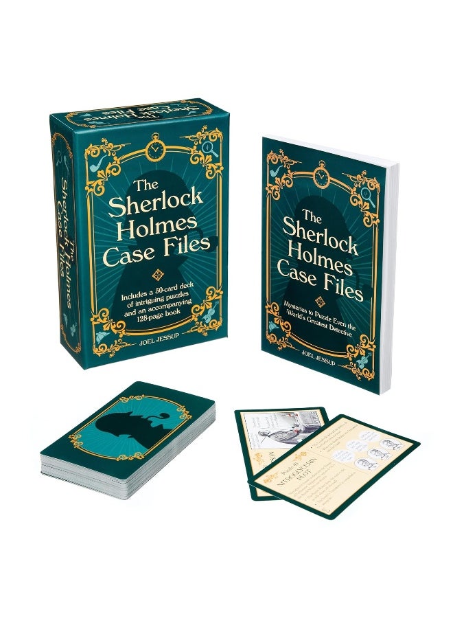 The Sherlock Holmes Case Files: Includes a 50-Card Deck of Absorbing Puzzles and an Accompanying 128-Page Book  - Image 1