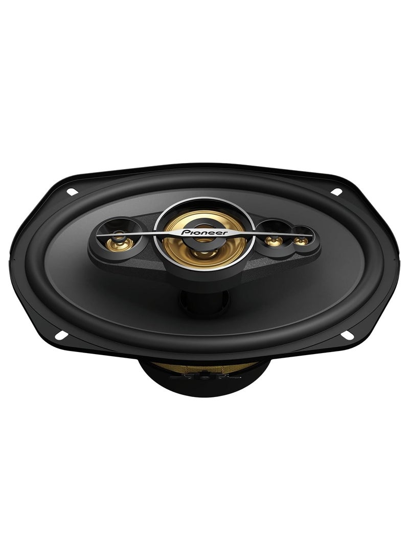 Pioneer - TS-A6988S 700W Max/120W RMS 5-Way Speaker, 9-Inch Length x 6-Inch Height, Black - Image 1