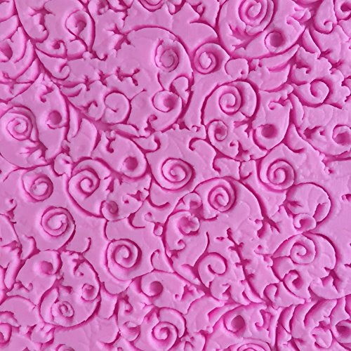 Anyana square sugar edible vine lace mold cake silicone Embossing Mat Textured fondant impression lace mat decorating mold gum paste cupcake topper tool icing candy imprint baking pastry sugarcraft - Image 4
