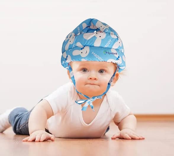 Synlark Baby Safety Helmet, Head Guard & Baby Head Protector for Walking & Crawling for Infants,Kids & Toddlers (Happy-Blue) - Image 5