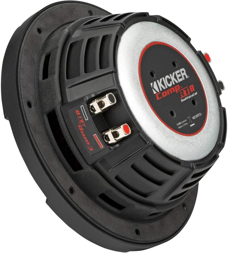 KICKER 48CWRT82 CompRT 8" Subwoofer, Dual 2-ohm - Image 4