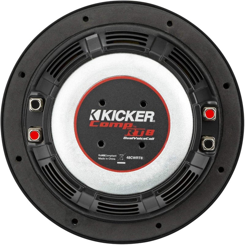 KICKER 48CWRT82 CompRT 8" Subwoofer, Dual 2-ohm - Image 2