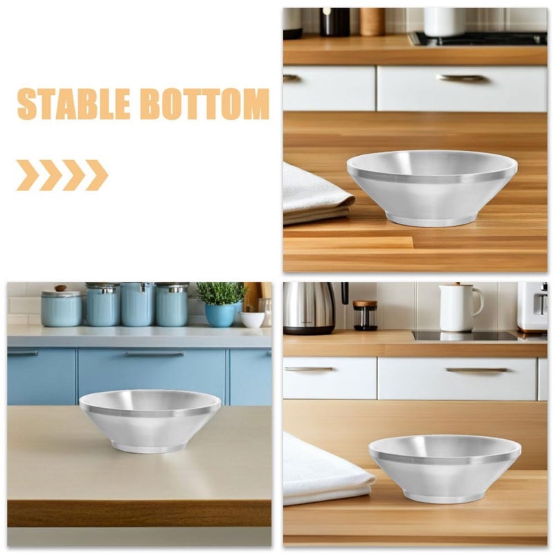 14cm Thickened Stainless Steel Dipping Bowls Heat Resistant Portable Condiment Dishes - Image 4